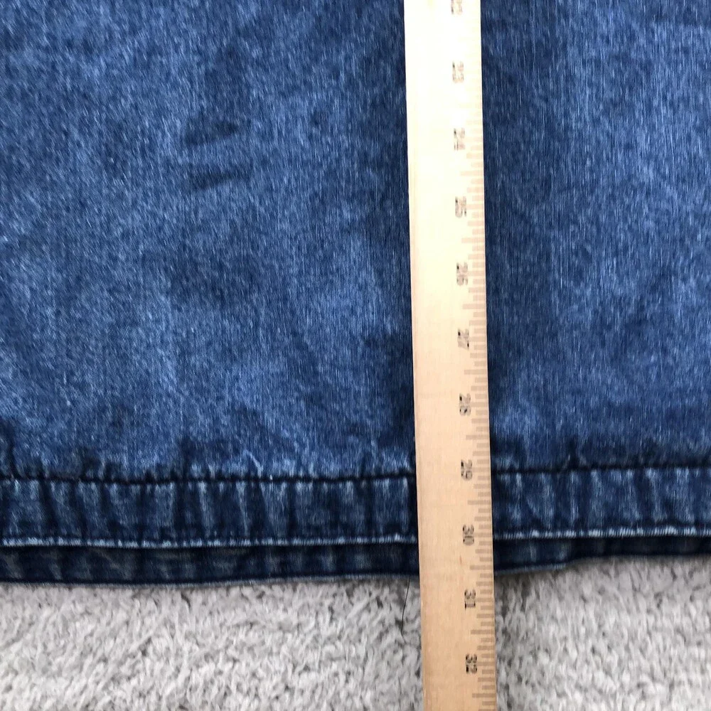 Vintage Denim Coat Mens 48 Blue Blanket Lined Chore Corduroy Collar USA Workwear